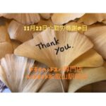 11月23日☆勤労感謝の日　thank you　ドライヘッドスパ専門店ヘッドミント和歌山駅前店